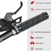 image:imageBUCKLOS Single Lockon Bike Handlebar Grips  Mountain Bike MTB Ergonomic AntiSlip Handle Grip  Bicycle Comfort Locking Handle Bar for BMXCruiser BikeScooter 78 BlackColorful Double Lock