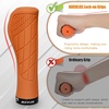 image:imageBUCKLOS Single Lockon Bike Handlebar Grips  Mountain Bike MTB Ergonomic AntiSlip Handle Grip  Bicycle Comfort Locking Handle Bar for BMXCruiser BikeScooter 78 BlackOrange Ergonomic