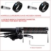 image:imageBUCKLOS Single Lockon Bike Handlebar Grips  Mountain Bike MTB Ergonomic AntiSlip Handle Grip  Bicycle Comfort Locking Handle Bar for BMXCruiser BikeScooter 78 BlackRed Double Lock