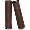 image:imageBUCKLOS Single Lockon Bike Handlebar Grips  Mountain Bike MTB Ergonomic AntiSlip Handle Grip  Bicycle Comfort Locking Handle Bar for BMXCruiser BikeScooter 78 BlackBrown