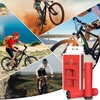 image:imageBUCKLOS Single Lockon Bike Handlebar Grips  Mountain Bike MTB Ergonomic AntiSlip Handle Grip  Bicycle Comfort Locking Handle Bar for BMXCruiser BikeScooter 78 BlackRed
