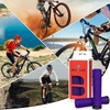 image:imageBUCKLOS Single Lockon Bike Handlebar Grips  Mountain Bike MTB Ergonomic AntiSlip Handle Grip  Bicycle Comfort Locking Handle Bar for BMXCruiser BikeScooter 78 BlackPurple