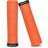 image:imageBUCKLOS Single Lockon Bike Handlebar Grips  Mountain Bike MTB Ergonomic AntiSlip Handle Grip  Bicycle Comfort Locking Handle Bar for BMXCruiser BikeScooter 78 BlackOrange