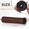 image:imageBUCKLOS Single Lockon Bike Handlebar Grips  Mountain Bike MTB Ergonomic AntiSlip Handle Grip  Bicycle Comfort Locking Handle Bar for BMXCruiser BikeScooter 78 BlackBrown