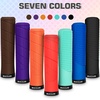 image:imageBUCKLOS Single Lockon Bike Handlebar Grips  Mountain Bike MTB Ergonomic AntiSlip Handle Grip  Bicycle Comfort Locking Handle Bar for BMXCruiser BikeScooter 78 BlackBrown