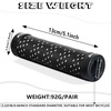 image:imageBUCKLOS Single Lockon Bike Handlebar Grips  Mountain Bike MTB Ergonomic AntiSlip Handle Grip  Bicycle Comfort Locking Handle Bar for BMXCruiser BikeScooter 78 BlackWhite Double Lock