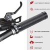 image:imageBUCKLOS Single Lockon Bike Handlebar Grips  Mountain Bike MTB Ergonomic AntiSlip Handle Grip  Bicycle Comfort Locking Handle Bar for BMXCruiser BikeScooter 78 BlackBlack Double Lock