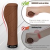 image:imageBUCKLOS Single Lockon Bike Handlebar Grips  Mountain Bike MTB Ergonomic AntiSlip Handle Grip  Bicycle Comfort Locking Handle Bar for BMXCruiser BikeScooter 78 BlackBrown Ergonomic