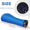image:imageBUCKLOS Single Lockon Bike Handlebar Grips  Mountain Bike MTB Ergonomic AntiSlip Handle Grip  Bicycle Comfort Locking Handle Bar for BMXCruiser BikeScooter 78 BlackBlue Ergonomic