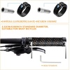image:imageBUCKLOS Single Lockon Bike Handlebar Grips  Mountain Bike MTB Ergonomic AntiSlip Handle Grip  Bicycle Comfort Locking Handle Bar for BMXCruiser BikeScooter 78 BlackOrange Double Lock