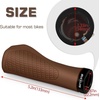 image:imageBUCKLOS Single Lockon Bike Handlebar Grips  Mountain Bike MTB Ergonomic AntiSlip Handle Grip  Bicycle Comfort Locking Handle Bar for BMXCruiser BikeScooter 78 BlackBrown Ergonomic