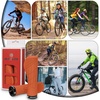 image:imageBUCKLOS Single Lockon Bike Handlebar Grips  Mountain Bike MTB Ergonomic AntiSlip Handle Grip  Bicycle Comfort Locking Handle Bar for BMXCruiser BikeScooter 78 BlackOrange Ergonomic