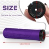 image:imageBUCKLOS Single Lockon Bike Handlebar Grips  Mountain Bike MTB Ergonomic AntiSlip Handle Grip  Bicycle Comfort Locking Handle Bar for BMXCruiser BikeScooter 78 BlackPurple