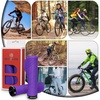 image:imageBUCKLOS Single Lockon Bike Handlebar Grips  Mountain Bike MTB Ergonomic AntiSlip Handle Grip  Bicycle Comfort Locking Handle Bar for BMXCruiser BikeScooter 78 BlackPurple Ergonomic