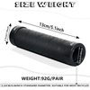 image:imageBUCKLOS Single Lockon Bike Handlebar Grips  Mountain Bike MTB Ergonomic AntiSlip Handle Grip  Bicycle Comfort Locking Handle Bar for BMXCruiser BikeScooter 78 BlackBlack Double Lock