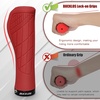 image:imageBUCKLOS Single Lockon Bike Handlebar Grips  Mountain Bike MTB Ergonomic AntiSlip Handle Grip  Bicycle Comfort Locking Handle Bar for BMXCruiser BikeScooter 78 BlackRed Ergonomic