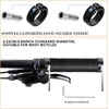image:imageBUCKLOS Single Lockon Bike Handlebar Grips  Mountain Bike MTB Ergonomic AntiSlip Handle Grip  Bicycle Comfort Locking Handle Bar for BMXCruiser BikeScooter 78 BlackBlack Double Lock
