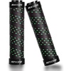image:imageBUCKLOS Single Lockon Bike Handlebar Grips  Mountain Bike MTB Ergonomic AntiSlip Handle Grip  Bicycle Comfort Locking Handle Bar for BMXCruiser BikeScooter 78 BlackGreener Double Lock