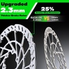 image:imageBUCKLOS RT60E 220mm EBike Front Brake Disc Rotor 23mm Thick 6 Bolt Stainless Steel 44mm BCD Heavy Duty for Motorcycle MTB EScooter Talaria Sting TL50 TL4000 TL25 TL2500 X3 Surron LBX Segway X260Front220mm