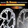 image:imageBUCKLOS RT60E 220mm EBike Front Brake Disc Rotor 23mm Thick 6 Bolt Stainless Steel 44mm BCD Heavy Duty for Motorcycle MTB EScooter Talaria Sting TL50 TL4000 TL25 TL2500 X3 Surron LBX Segway X260140mm