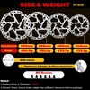 image:imageBUCKLOS RT60E 220mm EBike Front Brake Disc Rotor 23mm Thick 6 Bolt Stainless Steel 44mm BCD Heavy Duty for Motorcycle MTB EScooter Talaria Sting TL50 TL4000 TL25 TL2500 X3 Surron LBX Segway X260203mm