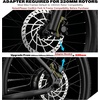 image:imageBUCKLOS RT60E 220mm EBike Front Brake Disc Rotor 23mm Thick 6 Bolt Stainless Steel 44mm BCD Heavy Duty for Motorcycle MTB EScooter Talaria Sting TL50 TL4000 TL25 TL2500 X3 Surron LBX Segway X260Front220mm