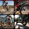 image:imageBUCKLOS RT60E 2PC 160mm EBike Disc Brake Rotors 23mm Thickened Stainless Steel Rotors Included M5 Screws Universal Heavy Duty Fit Bicycle Motorcycle MTB EScooter Talaria Sting Surron LBX Segway220mmRear
