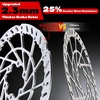 image:imageBUCKLOS RT60E 2PC 160mm EBike Disc Brake Rotors 23mm Thickened Stainless Steel Rotors Included M5 Screws Universal Heavy Duty Fit Bicycle Motorcycle MTB EScooter Talaria Sting Surron LBX Segway220mmRear