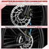 image:imageBUCKLOS RT60E 2PC 160mm EBike Disc Brake Rotors 23mm Thickened Stainless Steel Rotors Included M5 Screws Universal Heavy Duty Fit Bicycle Motorcycle MTB EScooter Talaria Sting Surron LBX Segway220mmRear