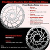 image:imageBUCKLOS RT60E 2PC 160mm EBike Disc Brake Rotors 23mm Thickened Stainless Steel Rotors Included M5 Screws Universal Heavy Duty Fit Bicycle Motorcycle MTB EScooter Talaria Sting Surron LBX Segway220mmRear