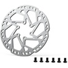 image:imageBUCKLOS RT60E 220mm EBike Front Brake Disc Rotor 23mm Thick 6 Bolt Stainless Steel 44mm BCD Heavy Duty for Motorcycle MTB EScooter Talaria Sting TL50 TL4000 TL25 TL2500 X3 Surron LBX Segway X260140mm