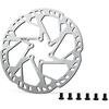 image:imageBUCKLOS RT60E 220mm EBike Front Brake Disc Rotor 23mm Thick 6 Bolt Stainless Steel 44mm BCD Heavy Duty for Motorcycle MTB EScooter Talaria Sting TL50 TL4000 TL25 TL2500 X3 Surron LBX Segway X260160mm