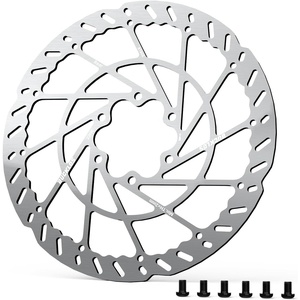 image:imageBUCKLOS RT60E 220mm EBike Front Brake Disc Rotor 23mm Thick 6 Bolt Stainless Steel 44mm BCD Heavy Duty for Motorcycle MTB EScooter Talaria Sting TL50 TL4000 TL25 TL2500 X3 Surron LBX Segway X260Rear220mm