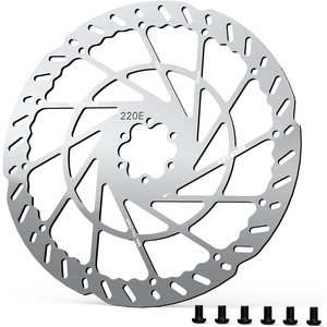 image:imageBUCKLOS RT60E 220mm EBike Front Brake Disc Rotor 23mm Thick 6 Bolt Stainless Steel 44mm BCD Heavy Duty for Motorcycle MTB EScooter Talaria Sting TL50 TL4000 TL25 TL2500 X3 Surron LBX Segway X260Front220mm