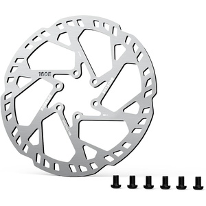image:imageBUCKLOS RT60E 220mm EBike Front Brake Disc Rotor 23mm Thick 6 Bolt Stainless Steel 44mm BCD Heavy Duty for Motorcycle MTB EScooter Talaria Sting TL50 TL4000 TL25 TL2500 X3 Surron LBX Segway X260160mm