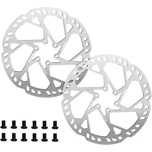 image:imageBUCKLOS RT60E 2PC 160mm EBike Disc Brake Rotors 23mm Thickened Stainless Steel Rotors Included M5 Screws Universal Heavy Duty Fit Bicycle Motorcycle MTB EScooter Talaria Sting Surron LBX Segway180mm