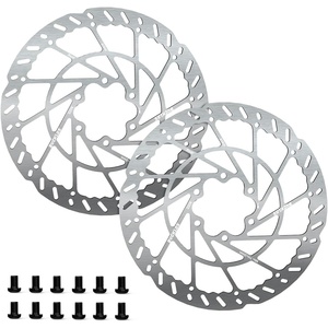 image:imageBUCKLOS RT60E 2PC 160mm EBike Disc Brake Rotors 23mm Thickened Stainless Steel Rotors Included M5 Screws Universal Heavy Duty Fit Bicycle Motorcycle MTB EScooter Talaria Sting Surron LBX Segway220mmRear