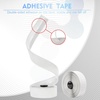 image:imageBUCKLOS Bike Handlebar Tape for Road Bike Bicycle 3mm Thick EVA Padded Bar TapePU Handle bar Grip Wrap for Gravel Bike CyclingWhite