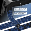 image:imageBUCKLOS Bike Handlebar Tape for Road Bike Comfortable Bicycle Handlebar Tape EVA Bike Bar Tape Grip 2 Rolls Bicycle Drop Bar Wraps Black WhiteBauhinia BlackBlue