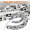 image:imageBUCKLOS Bike Handlebar Tape for Road Bike Comfortable Bicycle Handlebar Tape EVA Bike Bar Tape Grip 2 Rolls Bicycle Drop Bar Wraps Black WhiteMemphis GraphicsBlack