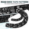 image:imageBUCKLOS Bike Handlebar Tape for Road Bike Comfortable Bicycle Handlebar Tape EVA Bike Bar Tape Grip 2 Rolls Bicycle Drop Bar Wraps Black WhiteTool GraphicsBlack