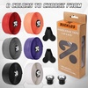 image:imageBUCKLOS EVA Bike Handlebar TapeSoft Bar Tape Road Bikes PU NonSlip Bicycle Handlebar Tape Bike Grip Tape ShockAbsorbing Lightweight Cycling Handle Wrap for Comfortable RidingORANGE