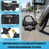 image:imageBUCKLOS Road Bike Pedals Compitable with Shimano SPDSL Cleats  Bicycle Clipless Titanium Sealed Bearing NylonAluminium Ultegra Clip Pedals for Indoor Cycling 916NylonCrmoPDRS580