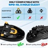 image:imageBUCKLOS Road Bike Pedals Compitable with Shimano SPDSL Cleats  Bicycle Clipless Titanium Sealed Bearing NylonAluminium Ultegra Clip Pedals for Indoor Cycling 916NylonCrmoPDRS580