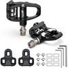 image:imageBUCKLOS Road Bike Pedals Clipless Compatible with Look Keo Lightweight Nylon Composite with Cleats  Adjustable Tension for Peloton Spin Stationary Indoor Outdoor Cycling916