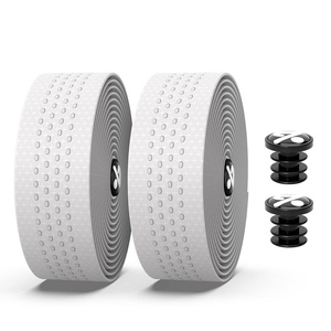image:imageBUCKLOS Bike Handlebar Tape Silicone Bar Tape Road Bike Extra Thick Soft NonSlip amp Comfort Bicycle Handlebars Tape EVA Bar Grip Tape Shock Absorbing Reduce Hand FatigueWHITE
