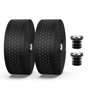 image:imageBUCKLOS Bike Handlebar Tape Silicone Bar Tape Road Bike Extra Thick Soft NonSlip amp Comfort Bicycle Handlebars Tape EVA Bar Grip Tape Shock Absorbing Reduce Hand FatigueBLACK