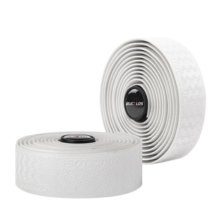 image:imageBUCKLOS Bike Handlebar Tape for Road Bike Bicycle 3mm Thick EVA Padded Bar TapePU Handle bar Grip Wrap for Gravel Bike CyclingWhite