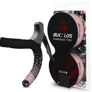 image:imageBUCKLOS Bike Handlebar Tape for Road Bike Comfortable Bicycle Handlebar Tape EVA Bike Bar Tape Grip 2 Pcs Bicycle Drop Bar Wraps GreenPINK
