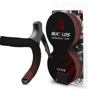 image:imageBUCKLOS Bike Handlebar Tape for Road Bike Comfortable Bicycle Handlebar Tape EVA Bike Bar Tape Grip 2 Pcs Bicycle Drop Bar Wraps GreenRED